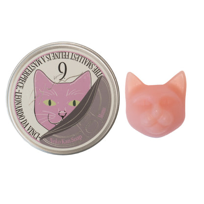 9.kyuu キュウ｜ネコ缶SOAP〜ポジティブでリーダーシップのあるネコ〜 数秘No.8《Momo》｜数秘で選ぶ！全身使える日本製オールインワン石鹸