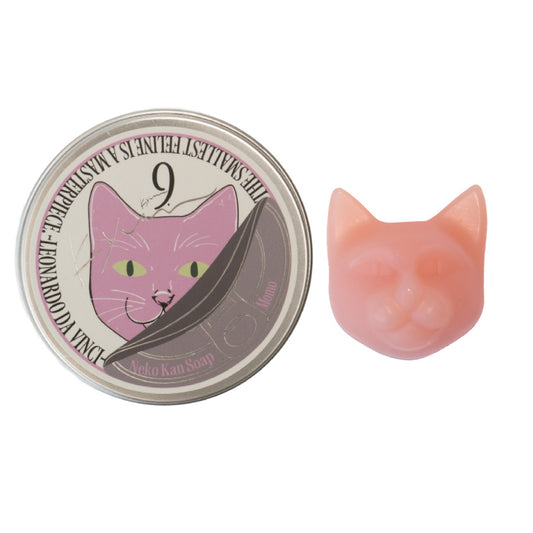 9.kyuu キュウ｜ネコ缶SOAP〜ポジティブでリーダーシップのあるネコ〜 数秘No.8《Momo》｜数秘で選ぶ！全身使える日本製オールインワン石鹸