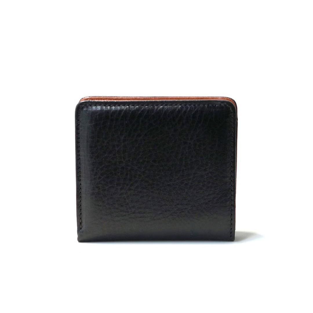 FOLNA フォルナ｜ヌメオイルシュリンク 二つ折り財布 手のひらサイズ 日本製 ボックス型小銭入れ 牛革 フォルナ｜2993801