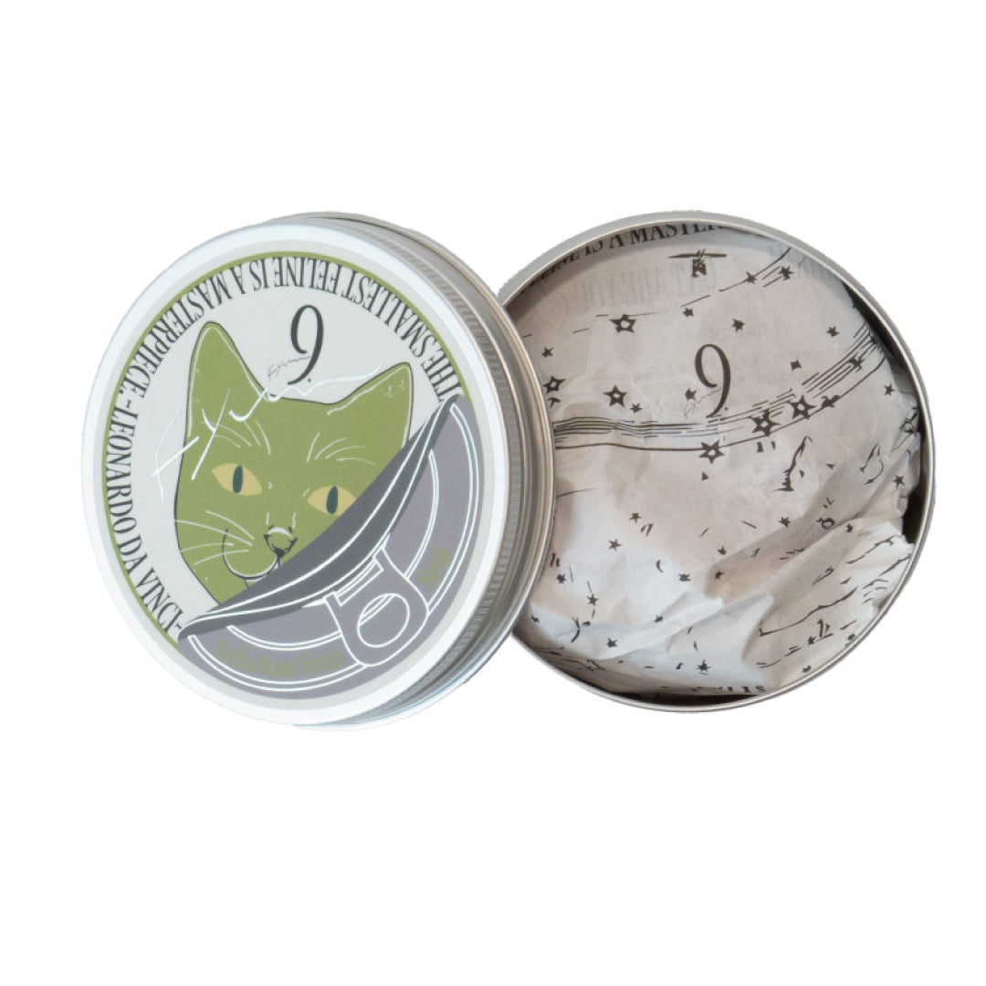 9.kyuu キュウ｜ネコ缶SOAP〜柔軟で心地のよいネコ〜 数秘No.9《Seiji》｜数秘で選ぶ！全身使える日本製オールインワン石鹸