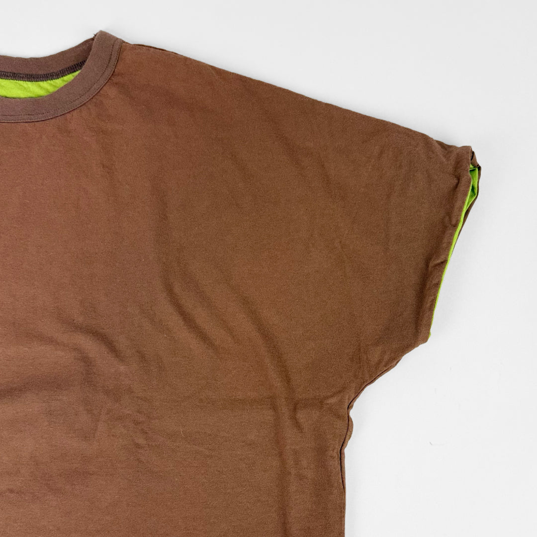 necessary or unnecessary ネセサリーオアアンネセサリー｜REVERSE T 2つの表情を楽しむリバーシブル半袖Tシャツ 日本製 ユニセックス｜90012097