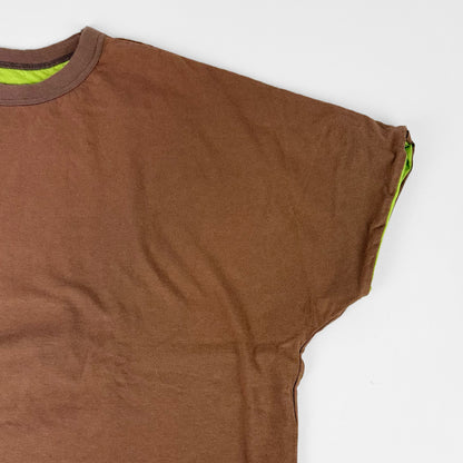 necessary or unnecessary ネセサリーオアアンネセサリー｜REVERSE T 2つの表情を楽しむリバーシブル半袖Tシャツ 日本製 ユニセックス｜90012097