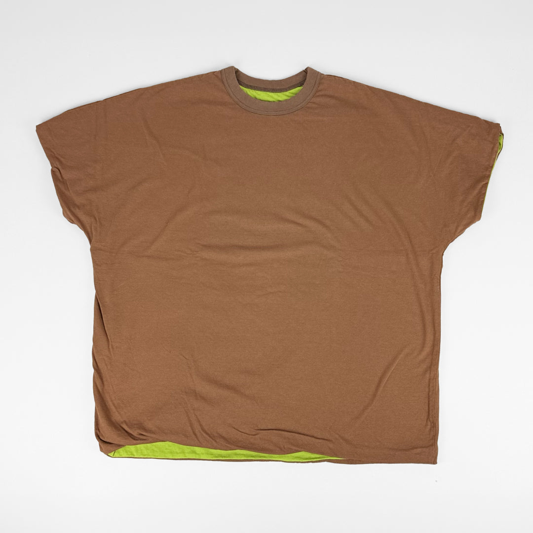 necessary or unnecessary ネセサリーオアアンネセサリー｜REVERSE T 2つの表情を楽しむリバーシブル半袖Tシャツ 日本製 ユニセックス｜90012097