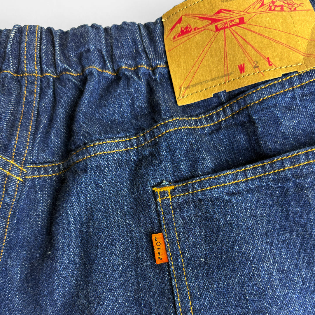 necessary or unnecessary ネセサリーオアアンネセサリー｜RIGID SPINDLE DENIM パンツ リジッド ユニセックス 日本製｜90012250