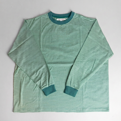 necessary or unnecessary ネセサリーオアアンネセサリー｜DELTA L/S 周りと被らない大人カジュアル ボーダーTee ロンT 切り替えデザイン 日本製｜90012286
