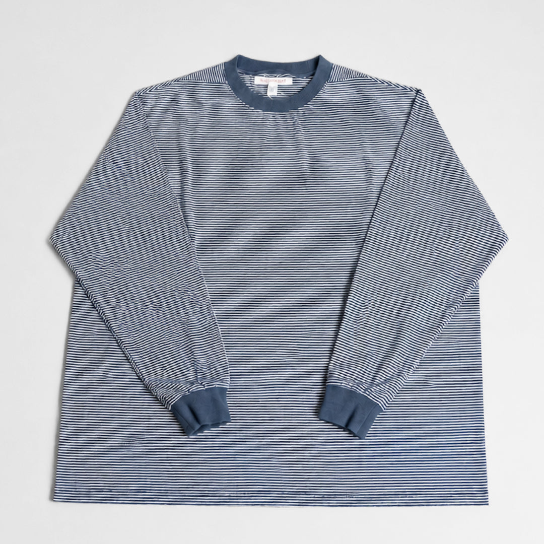 necessary or unnecessary ネセサリーオアアンネセサリー｜DELTA L/S 周りと被らない大人カジュアル ボーダーTee ロンT 切り替えデザイン 日本製｜90012286