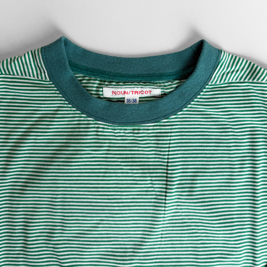 necessary or unnecessary ネセサリーオアアンネセサリー｜DELTA L/S 周りと被らない大人カジュアル ボーダーTee ロンT 切り替えデザイン 日本製｜90012286