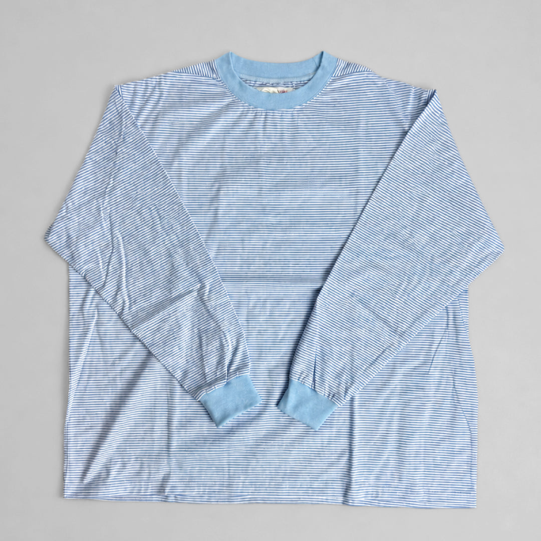 necessary or unnecessary ネセサリーオアアンネセサリー｜DELTA L/S 周りと被らない大人カジュアル ボーダーTee ロンT 切り替えデザイン 日本製｜90012286