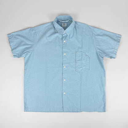 necessary or unnecessary ネセサリーオアアンネセサリー｜S/S SHIRT 片ポケットが個性を放つライトオックス半袖シャツ 日本製 ユニセックス｜90012306