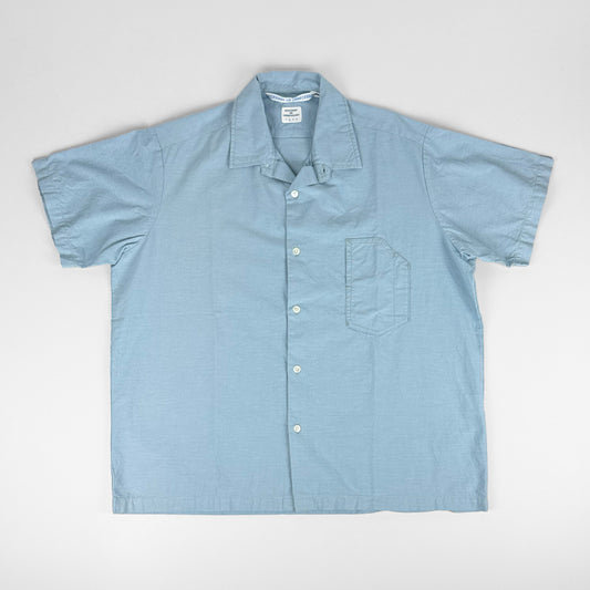 necessary or unnecessary ネセサリーオアアンネセサリー｜S/S SHIRT 片ポケットが個性を放つライトオックス半袖シャツ 日本製 ユニセックス｜90012306