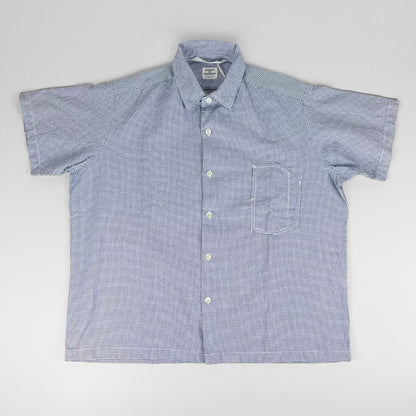 necessary or unnecessary ネセサリーオアアンネセサリー｜S/S SHIRT すっきり綺麗に見せる大人のオックス半袖シャツ 胸ポケット 日本製 ユニセックス｜90012307