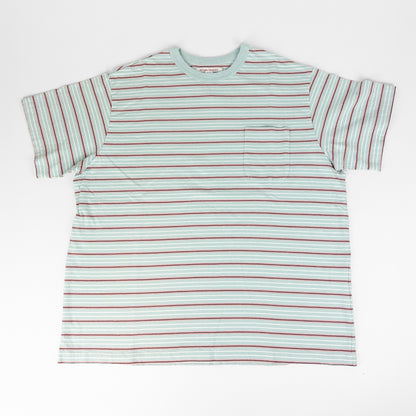 necessary or unnecessary ネセサリーオアアンネセサリー｜BORDER B 綿100% ポケット付き ボーダー Tシャツ 半袖 カットソー 日本製｜90012315