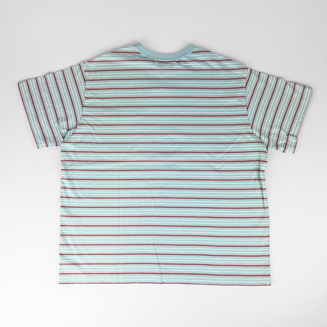 necessary or unnecessary ネセサリーオアアンネセサリー｜BORDER B 綿100% ポケット付き ボーダー Tシャツ 半袖 カットソー 日本製｜90012315