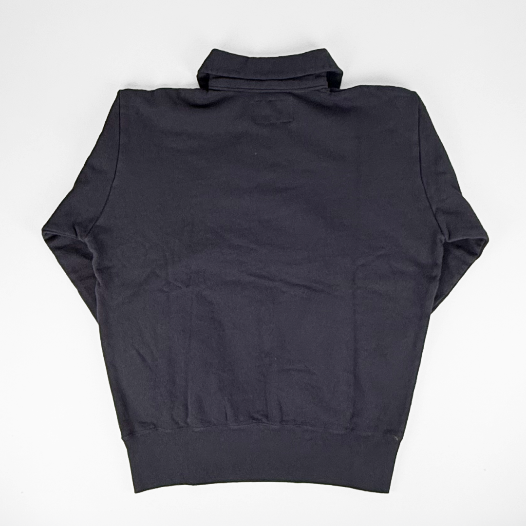 necessary or unnecessary ネセサリーオアアンネセサリー｜ HOT MAC ZIP ハーフジップ裏起毛スウェット｜シンプル 暖かい 秋冬の防寒 ジャケットのインナーとして  ユニセックス N.O.UN 日本製｜90012385