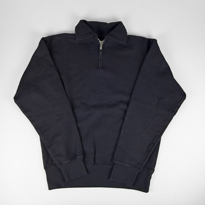 necessary or unnecessary ネセサリーオアアンネセサリー｜ HOT MAC ZIP ハーフジップ裏起毛スウェット｜シンプル 暖かい 秋冬の防寒 ジャケットのインナーとして  ユニセックス N.O.UN 日本製｜90012385
