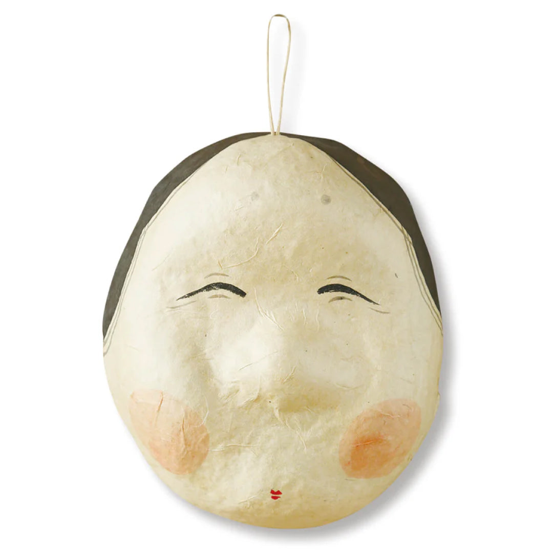 medetaya めでたや｜張り子 おかめ 小サイズ｜節分 飾り 福 縁起物 和紙 置物 お面 厄除け｜903250001