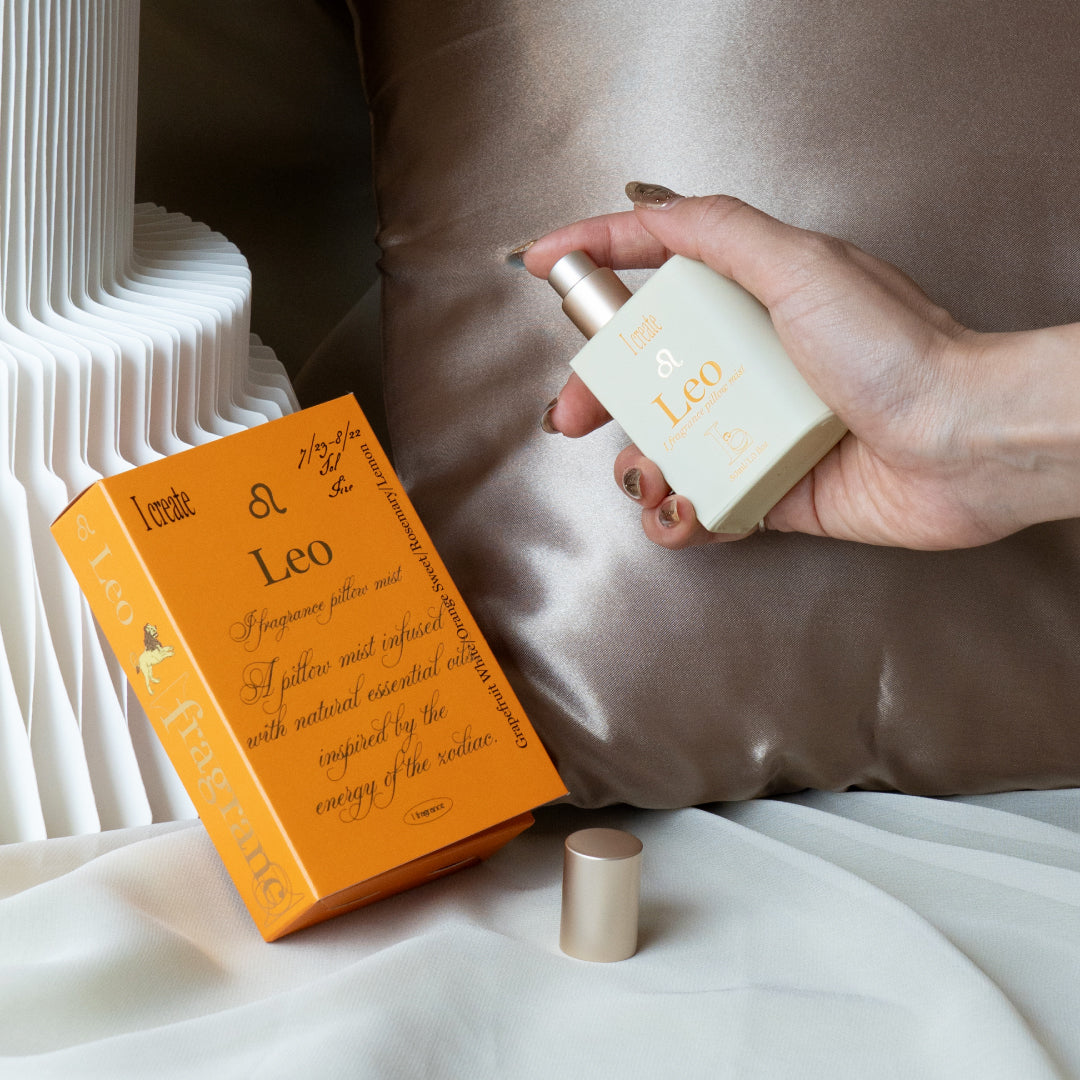 I fragrance アイフレグランス pillow mist｜12星座 天然精油ピローミスト 植物由来のアロマで安らぎの空間へ｜ギフトにも最適