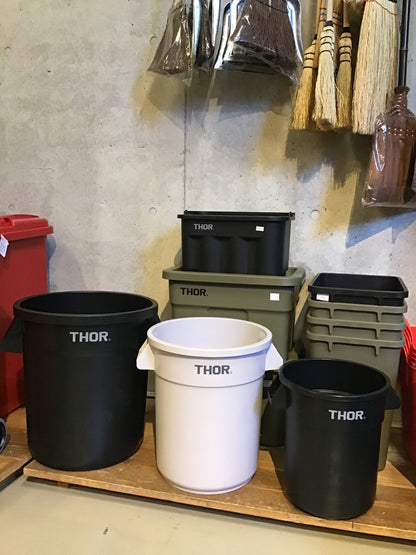 [新モデル]THOR ソー｜Round Container DC-23L｜368223BLKC・368223LGRYC※フタは付属していません