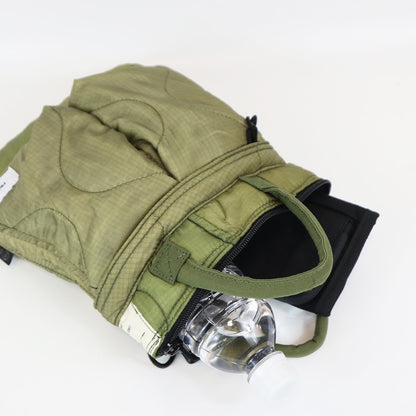 SML エスエムエル｜GERDシリーズ redad×SML QUILTING HELMET BAG SS キルティングヘルメットバッグ ユニセックス ショルダーバッグ 米軍 デッドストック M-65 リメイク 軽量｜K905099