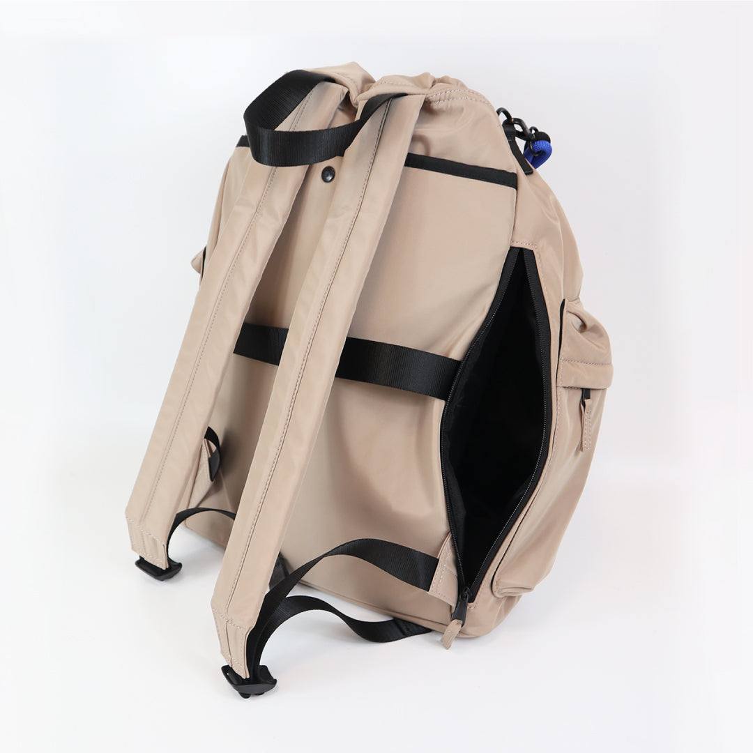 SML エスエムエル｜PEDRI(ペドリ)シリーズ BRAID PURSE PACK 巾着型リュック 2way パラコード ハンドル 撥水 配色デザイン｜K906006