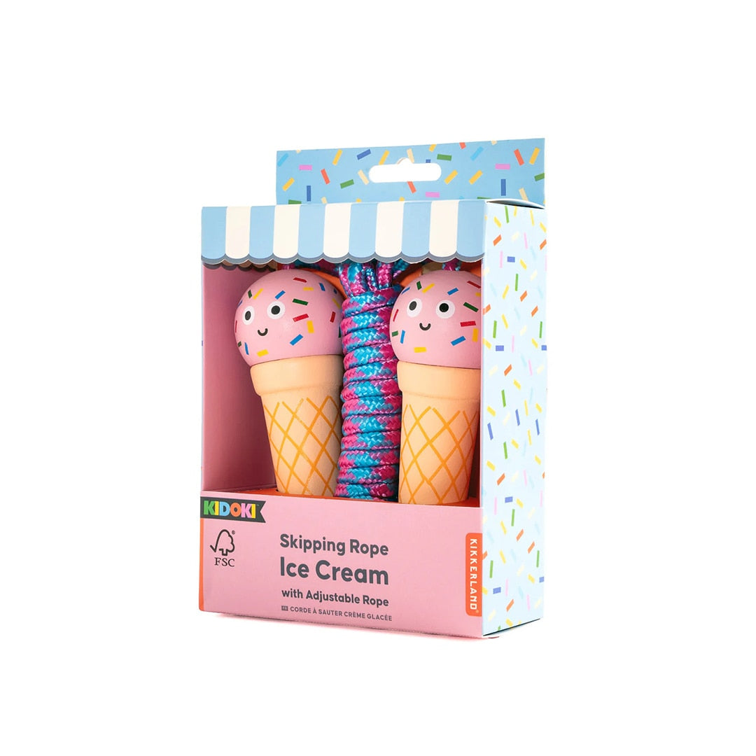 キッズなわとび｜KIDOKI ICE CREAM SKIPPING ROPE キドキ アイスクリーム スキッピングロープ｜KIKKERLAND キッカーランド｜KKID44