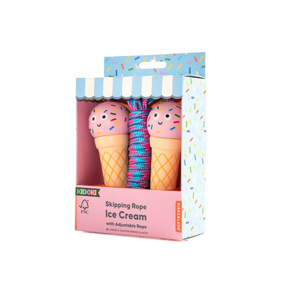 キッズなわとび｜KIDOKI ICE CREAM SKIPPING ROPE キドキ アイスクリーム スキッピングロープ｜KIKKERLAND キッカーランド｜KKID44