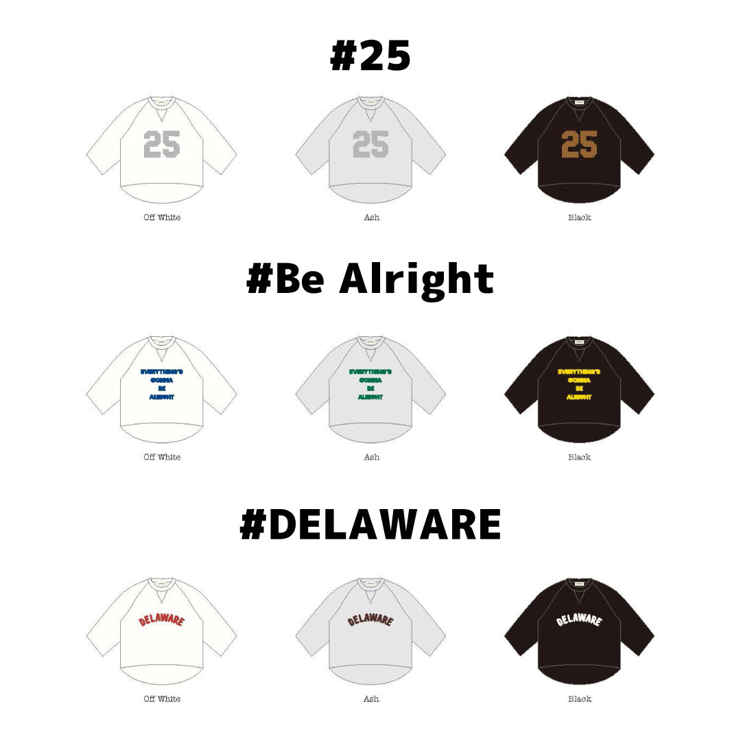 [予約商品] bibmilk ビブミルク｜RAGLAN 3/4SLV Tee