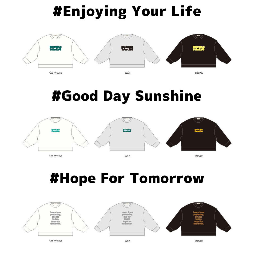 [予約商品] bibmilk ビブミルク｜WIDE SWEAT CREW