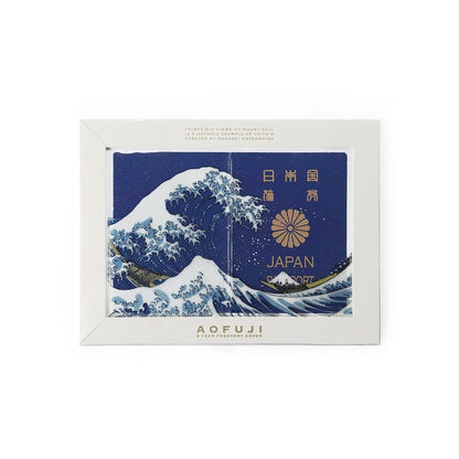DETAIL ディテール｜Aofuji アオフジ日本画の5年用パスポートカバー｜3099