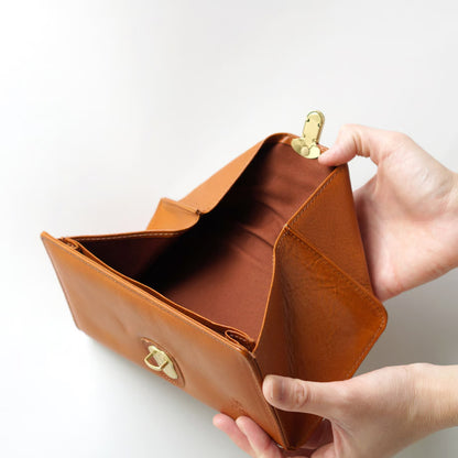 FOLNA フォルナ｜ヌメオイルシュリンク差込金具 長財布｜2993649-B