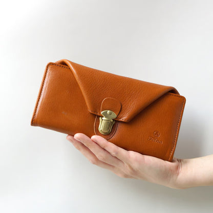 FOLNA フォルナ｜ヌメオイルシュリンク差込金具 長財布｜2993649-B