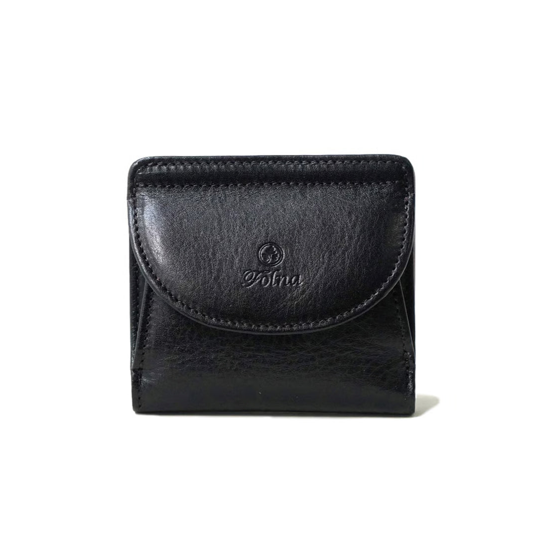 FOLNA フォルナ｜ヌメオイルシュリンク 二つ折り財布 手のひらサイズ 日本製 ボックス型小銭入れ 牛革 フォルナ｜2993801