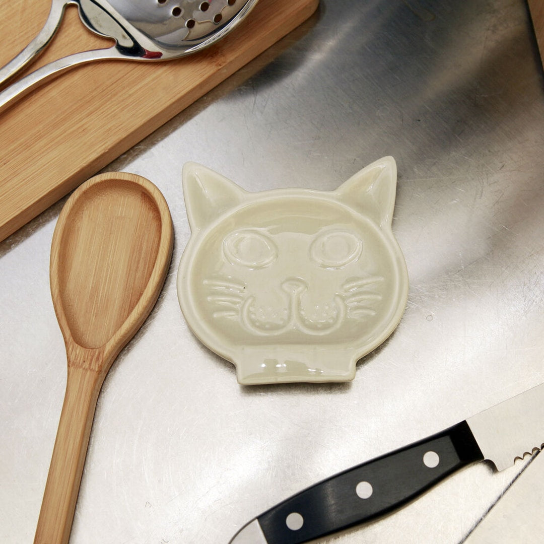 おたま、スプーン置き｜ Cat Spoon Rest インテリアとしても可愛いキャット スプーンレスト｜KIKKERLAND キッカーランド｜KCU367
