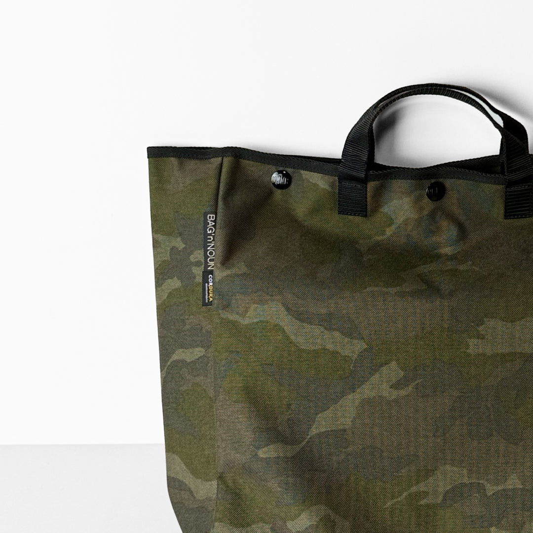 BAG'n'NOUN バッグンナウン｜コーデュラナイロン カモフラージュ柄トートバッグ HOMES Mサイズ ｜通勤 通学 ビジネスバッグ カジュアル｜70020904