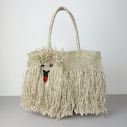 THE JACKSONS ジャクソンズ｜トートバッグ DOUGLAS ジュート ナチュラル ハンドメイド ロンドン 大容量 丈夫｜DOUGLAS-NA