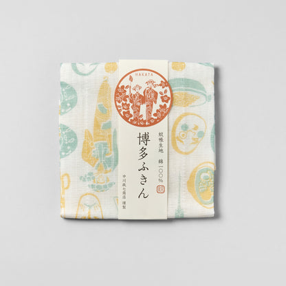 【店舗受取限定】中川政七商店｜博多ふきん ご当地 蚊帳生地 伝統工芸 ギフト