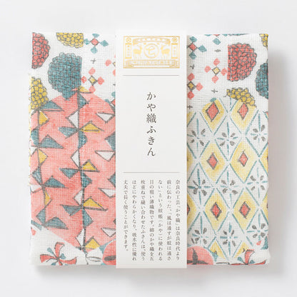 吸水性・速乾性｜かや織ふきん 柄あわせ｜中川政七商店｜1401-0375