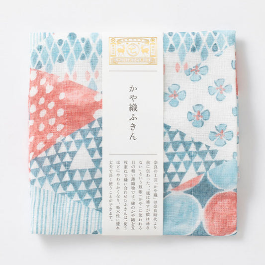 吸水性・速乾性｜かや織ふきん 柄あわせ｜中川政七商店｜1401-0375