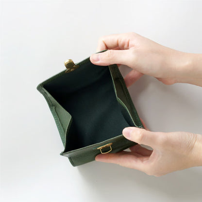 FOLNA フォルナ｜ヌメオイルシュリンク差込金具 二つ折り財布｜2993650-B