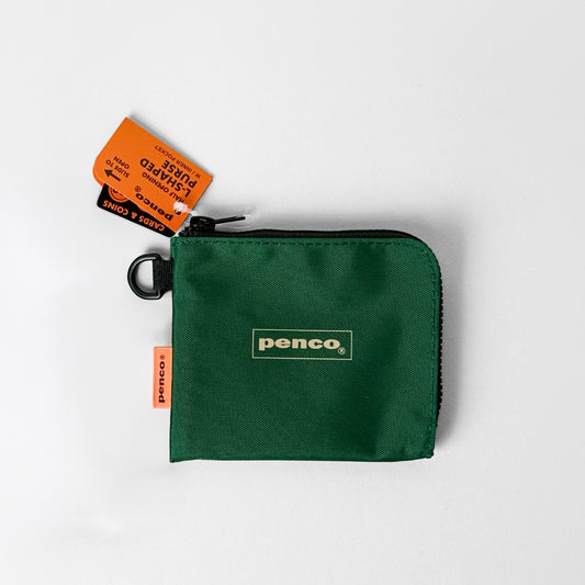 Penco ペンコ｜Lパース L字ファスナー 財布 ミニウォレット コンパクト Dカン付 軽量 フェス アウトドア スマホショルダー対応｜GZ164