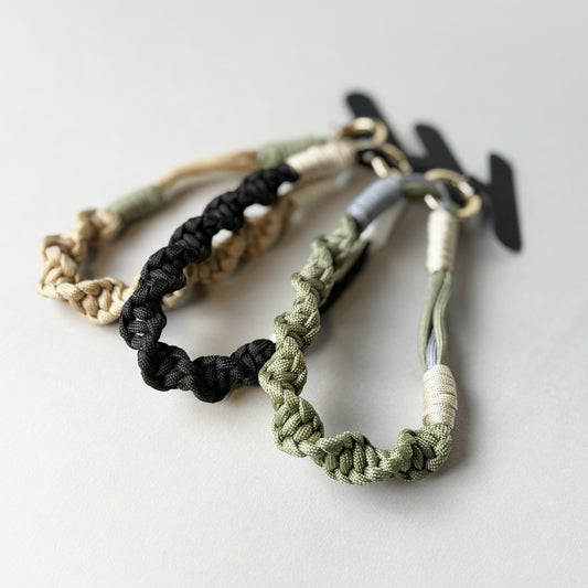 Lib Curate リブキュレート｜シンプルなデザイン The Wooven  編み込みスマホストラップ Hand Strap｜HS01