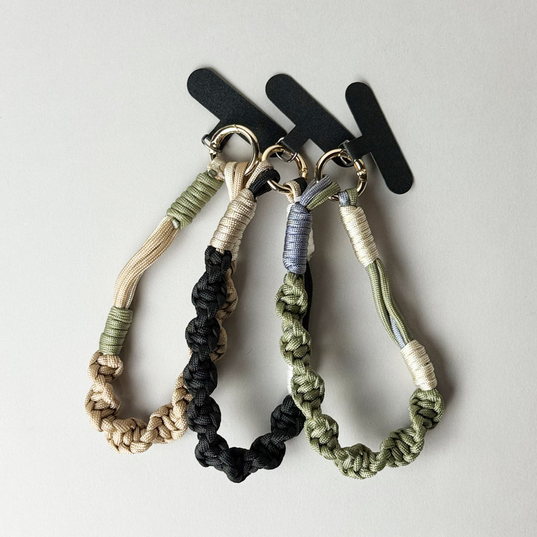Lib Curate リブキュレート｜シンプルなデザイン The Wooven  編み込みスマホストラップ Hand Strap｜HS01