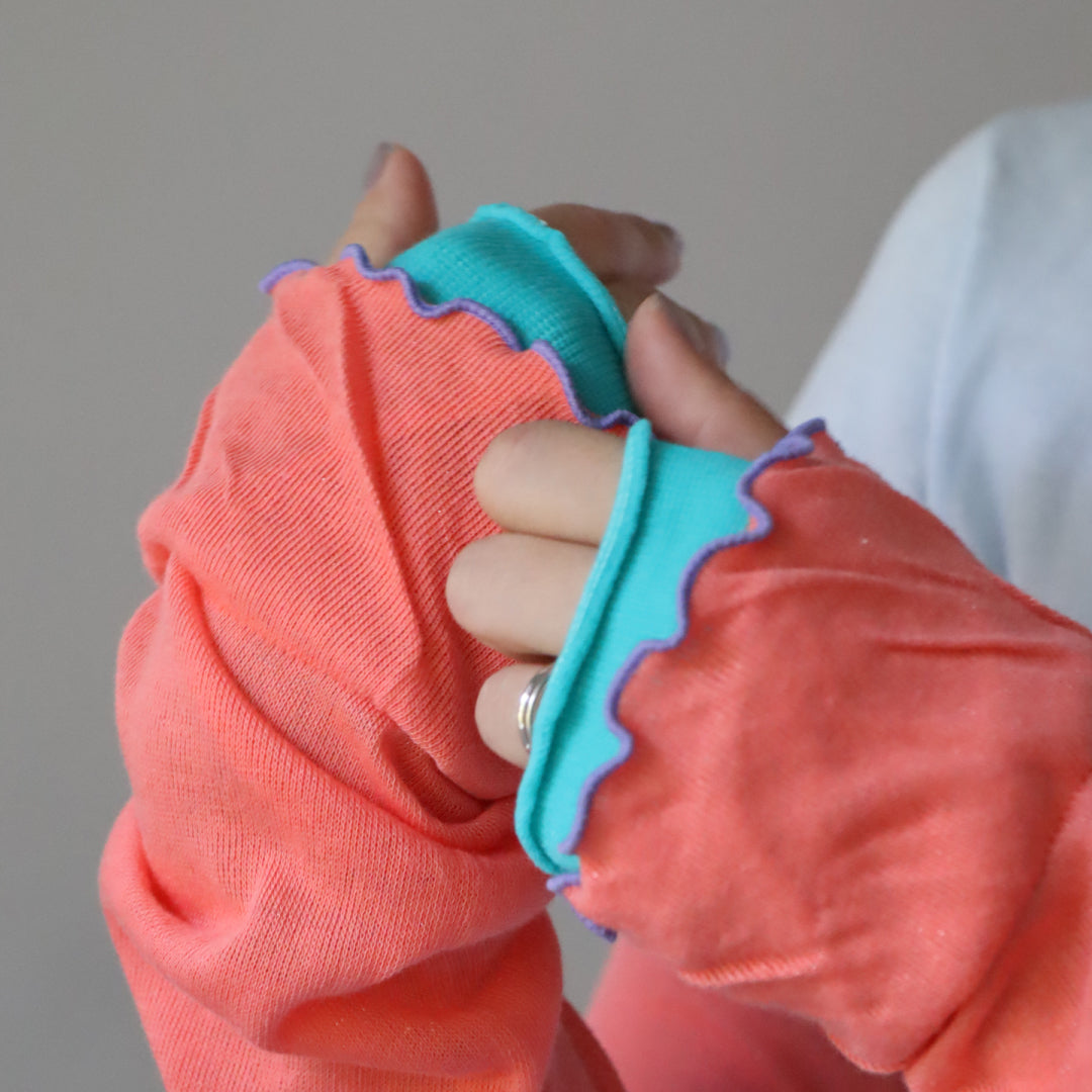 KIVISDOU きびす堂｜UVカット アームカバー 紫外線対策  チューリップフリル 日焼け防止｜K60987