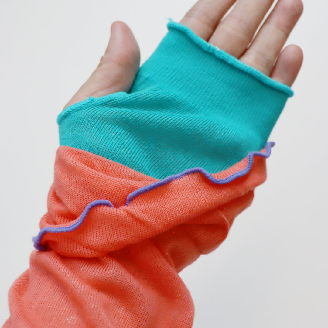 KIVISDOU きびす堂｜UVカット アームカバー 紫外線対策  チューリップフリル 日焼け防止｜K60987