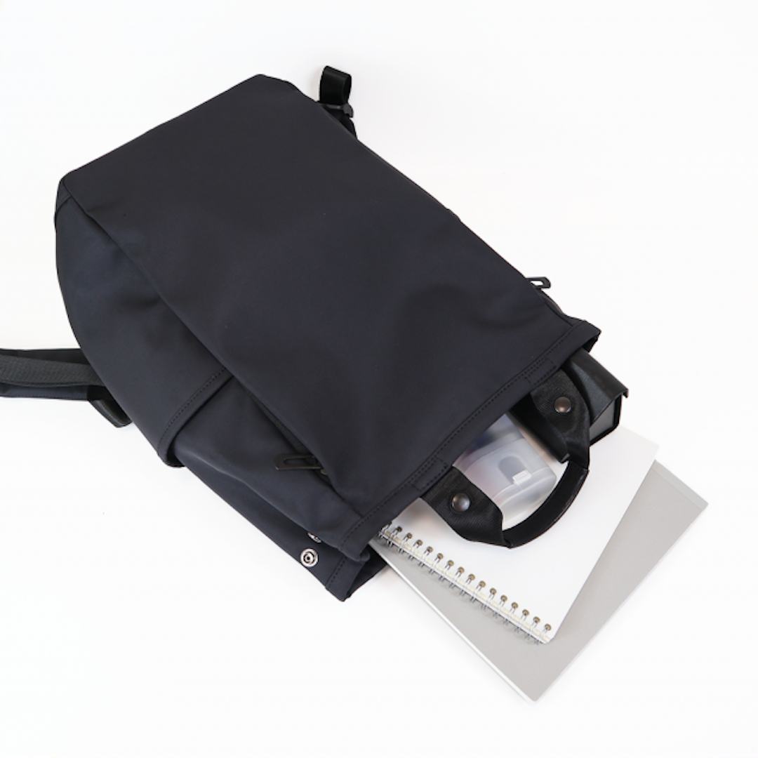 Un coeur アンクール｜RUIシリーズ 2WAY SQUARE RUCKSACK スクエアリュック Mサイズ バックパック トート ビジネス A4対応 キャリーオン 撥水 ユニセックス｜K905068