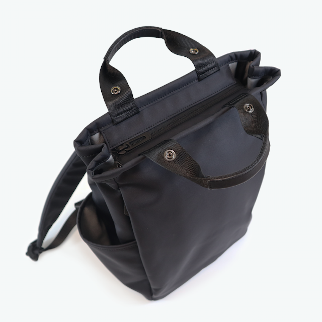 Un coeur アンクール｜RUIシリーズ 2WAY SQUARE RUCKSACK スクエアリュック Mサイズ バックパック トート ビジネス A4対応 キャリーオン 撥水 ユニセックス｜K905068