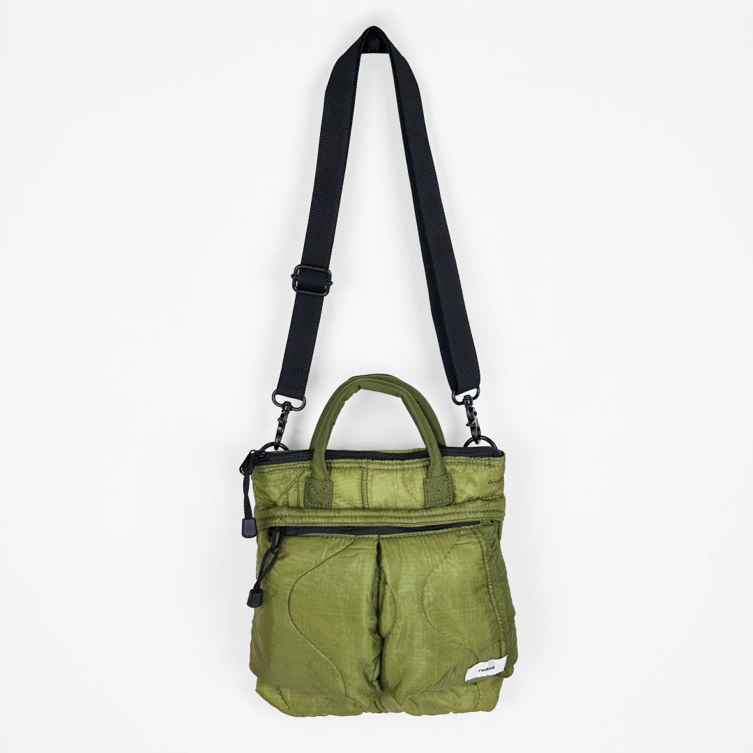 SML エスエムエル｜GERDシリーズ redad×SML QUILTING HELMET BAG SS キルティングヘルメットバッグ ユニセックス ショルダーバッグ 米軍 デッドストック M-65 リメイク 軽量｜K905099