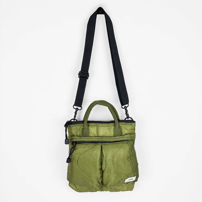 SML エスエムエル｜GERDシリーズ redad×SML QUILTING HELMET BAG SS キルティングヘルメットバッグ ユニセックス ショルダーバッグ 米軍 デッドストック M-65 リメイク 軽量｜K905099