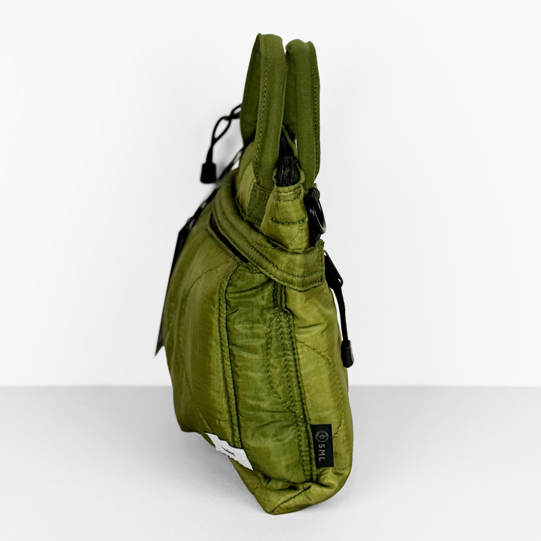 SML エスエムエル｜GERDシリーズ redad×SML QUILTING HELMET BAG SS キルティングヘルメットバッグ ユニセックス ショルダーバッグ 米軍 デッドストック M-65 リメイク 軽量｜K905099