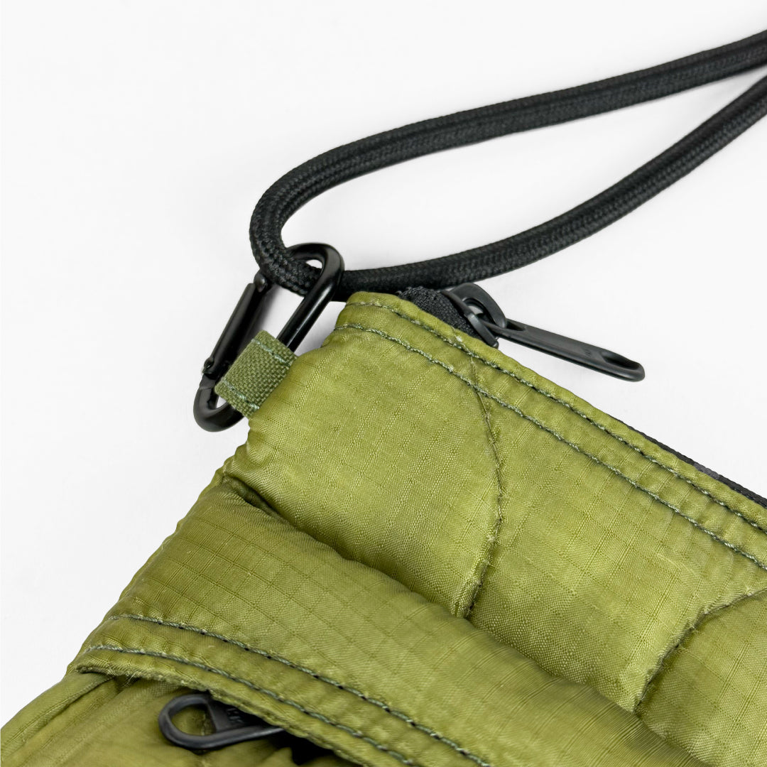 SML エスエムエル｜GERDシリーズ redad×SML QUILTING SACOCHE　キルティングサコッシュ リメイク ミリタリー M-65 デッドストック ビンテージ 軽量 ショルダーバッグ｜K905101